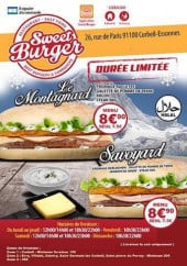 Menu Sweet burger - Carte et menu Sweetburger Corbeil Essonnes