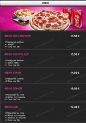 Menu Pizza milano 91 - Les menus