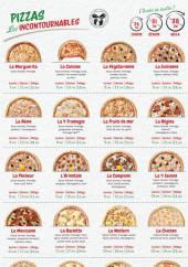 Menu Pizza Time - Les pizzas incontournables