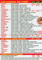 Menu Speedza perfecto - Les pizzas