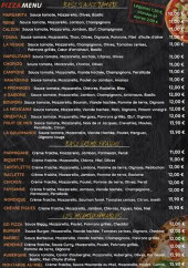 Menu Speed Eats - Les menus pizzas