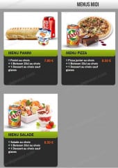 Menu Dolce Pizza - Les menus midi