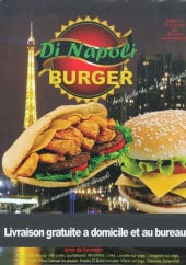 Menu Di napoli burger - Carte et menu dinapoli burger  Marcoussis