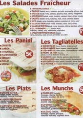 Menu Pizza express - Les salades fraîcheurs, paninis, tagliatelles,...