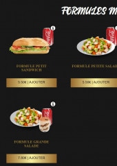 Menu S&B Crepes - Les formules midi