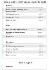Menu O Comptoirs des Saisons - Menus