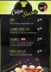 Menu Au-crépuscule - Les crêpes sucrées