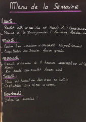 Menu Jungle Arch - Exemple de menu de la semaine