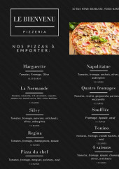 Menu Le Bienvenu - Les pizzas à emporter