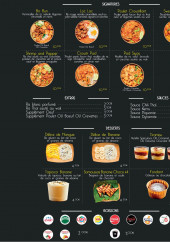 Menu Bangcook - Les signatures, desserts, ...