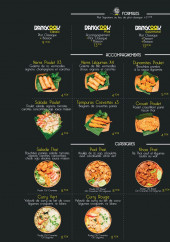 Menu Bangcook - Les formules, classiques, ...