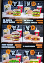 Menu Croq'Express - Les burgers