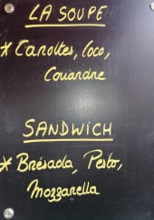 Menu Midi Chez Charlotte - La soupe et sandwich