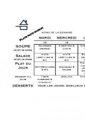 Menu Polyglotte - Menu de la semaine