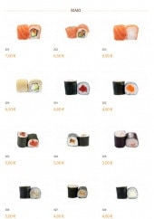 Menu New Toyoyaki - Les makis