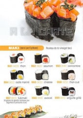 Menu Oky Sushi - Les makis et temakis 