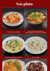 Menu Traiteur Ji Wei - Les plats