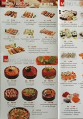 Menu Z Sushi - Les menus, plats chauds