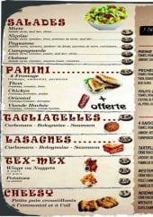 Menu Monkeypizza - Les pizzas, salades,...