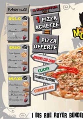 Menu Monkeypizza - Carte et menu Monkeypizza Gennevilliers