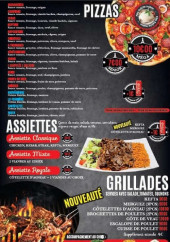 Menu Why Not - Les pizzas, assiettes et grillades