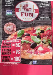 Menu Fun Pizza - Carte et menu Fun Pizza Malakoff