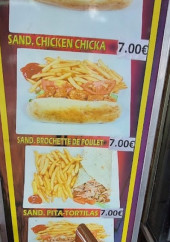 Menu Cappadoce - Les sandwichs