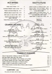 Menu Strada - Les entrées, salades, rositto,...