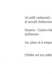 Menu San Marco - Les informations sur le menu 