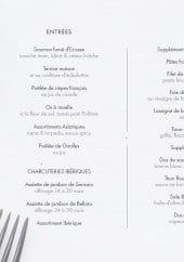 Menu Bistro d'Édouard - carte-déjeuner