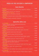 Menu La Scuderia - Les pizzas à emporter suite