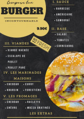 Menu Monday's - Le burger à composer