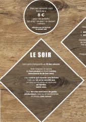 Menu La Maison - Menu midi