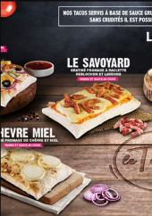Menu Le Tacos de Lyon - Les tacos