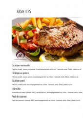 Menu Onyxia - Assiettes