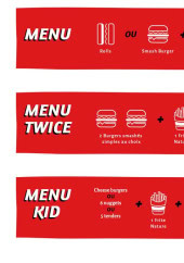 Menu Maitre Smash - Menu