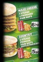 Menu Snack Noisy - Menus burgers