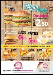 Menu French cantine - Les burgers
