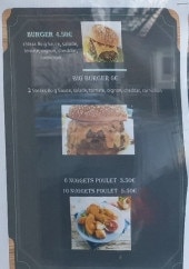 Menu Hotel Royal - Les burgers