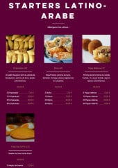 Menu Sabor - Starters