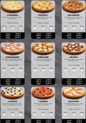 Menu Vulcano Pizza - Les pizzas page 2