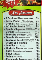 Menu Aux Bonnes Grillades - Les assiettes