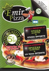 Menu Emir Pizza - Carte et menu Emir Pizza Saint Denis