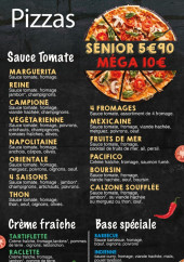 Menu L'Atelier des pizzas - Les pizzas