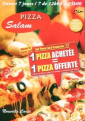 Menu Pizza Salam - Carte pizza Salam