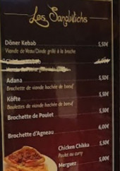 Menu Porte d’Istanbul - Les sandwichs