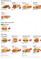 Menu Chicken Shop - Les sélections, menus burgers, ...