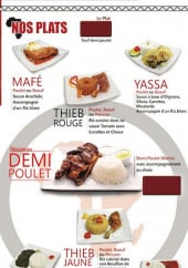 Menu Tombouctou - Les plats