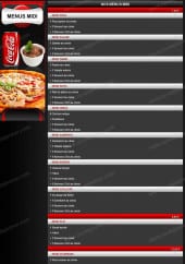 Menu Pizza Le Maestro - Menus Midi