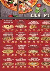 Menu World Pizza - Les pizzas-